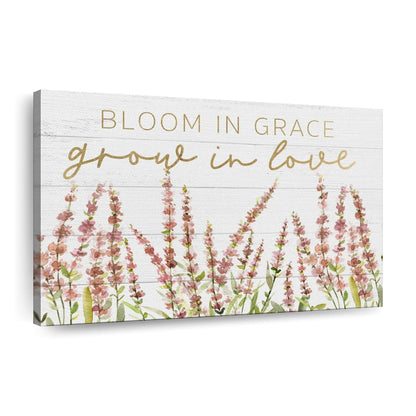 Grow In Love Canvas Wall Art - Christian Canvas Wall Art - Religious Wall Art Canvas