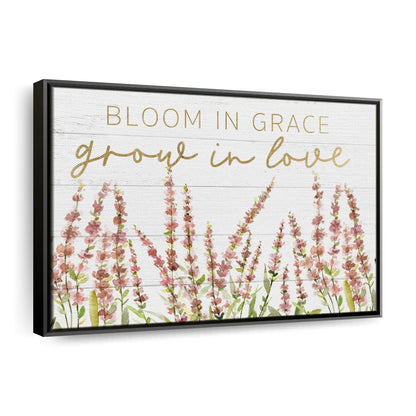 Grow In Love Canvas Wall Art 1 - Christian Canvas Wall Art - Religious Wall Art Canvas
