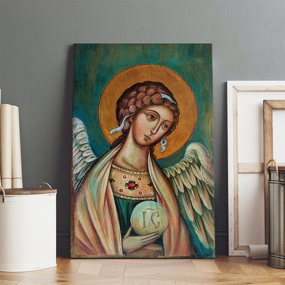 Guardian Angel Canvas Wall Art Decor - Catholic Canvas Wall Art - Religious Gift - Christian Wall Art Decor