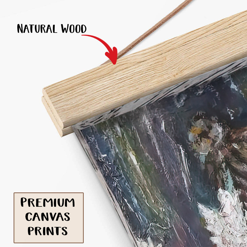 Guardian Angel Painting Wall Art Decor Mixed Media Art - Catholic Hanging Canvas Wall Art - Religious Gift - Christian Wall Art Decor