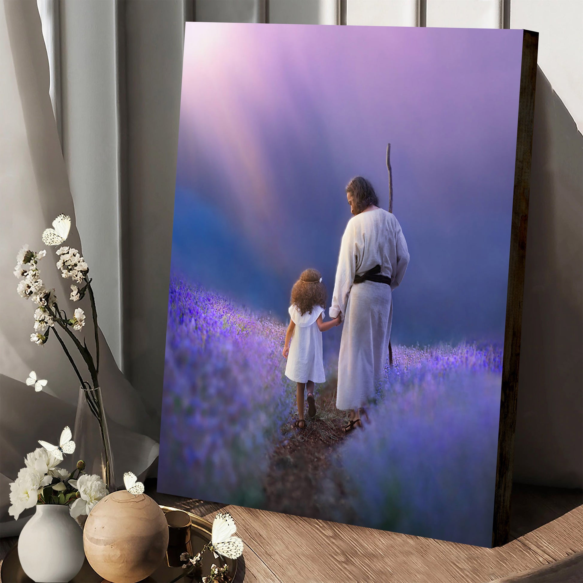 Guardian Canvas Picture - Jesus Christ Canvas Art - Christian Wall Canvas