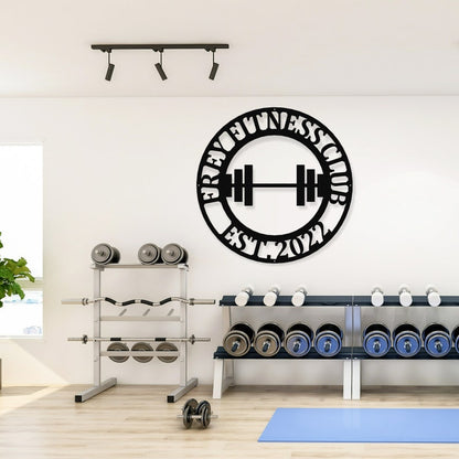 Gym Sign  Personalized Home Gym Sign  Custom Metal Gym Sign  Home Gym Sign  Cross Fit Sign