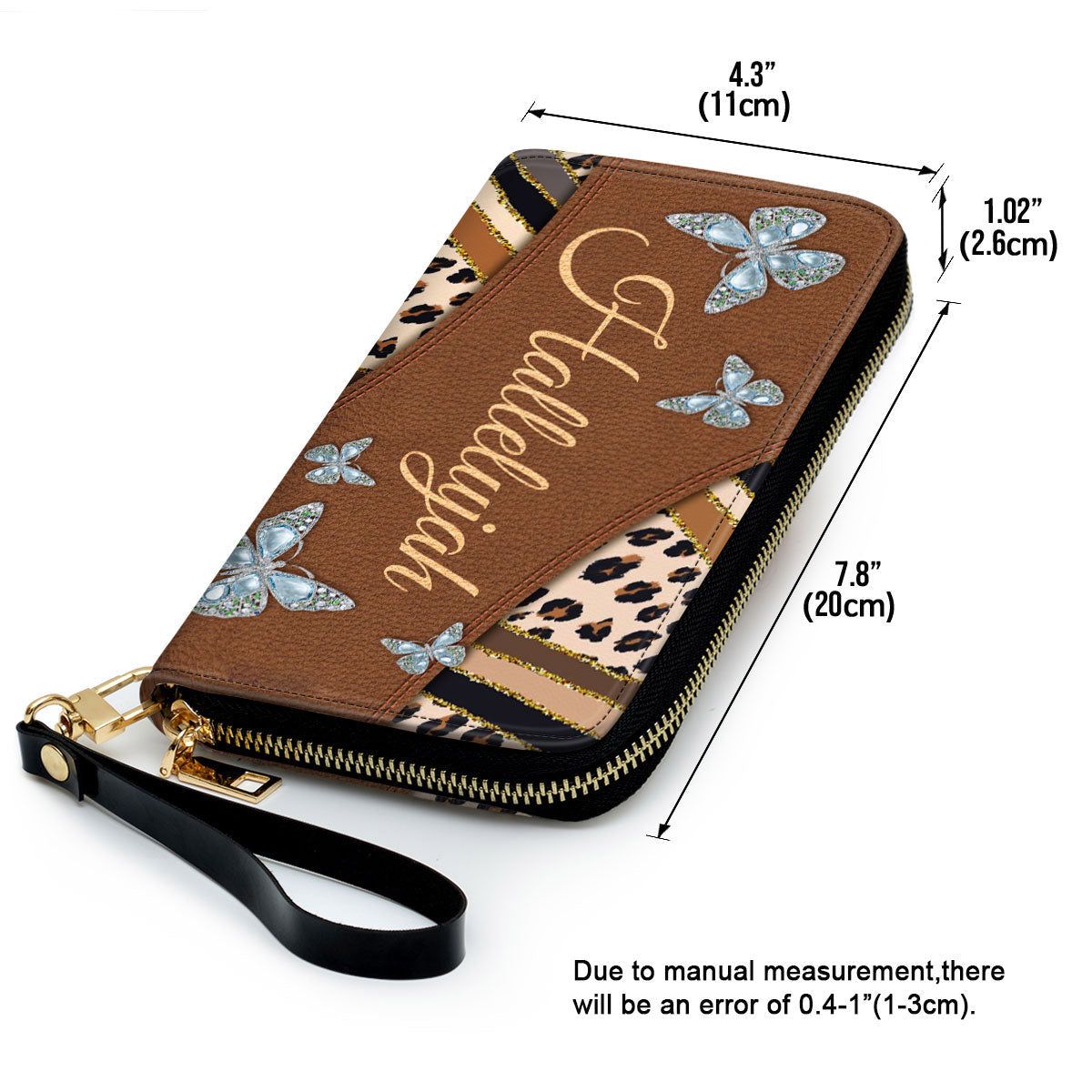 Hallelujah Clutch Purse For Women - Personalized Name - Christian Gifts For Women