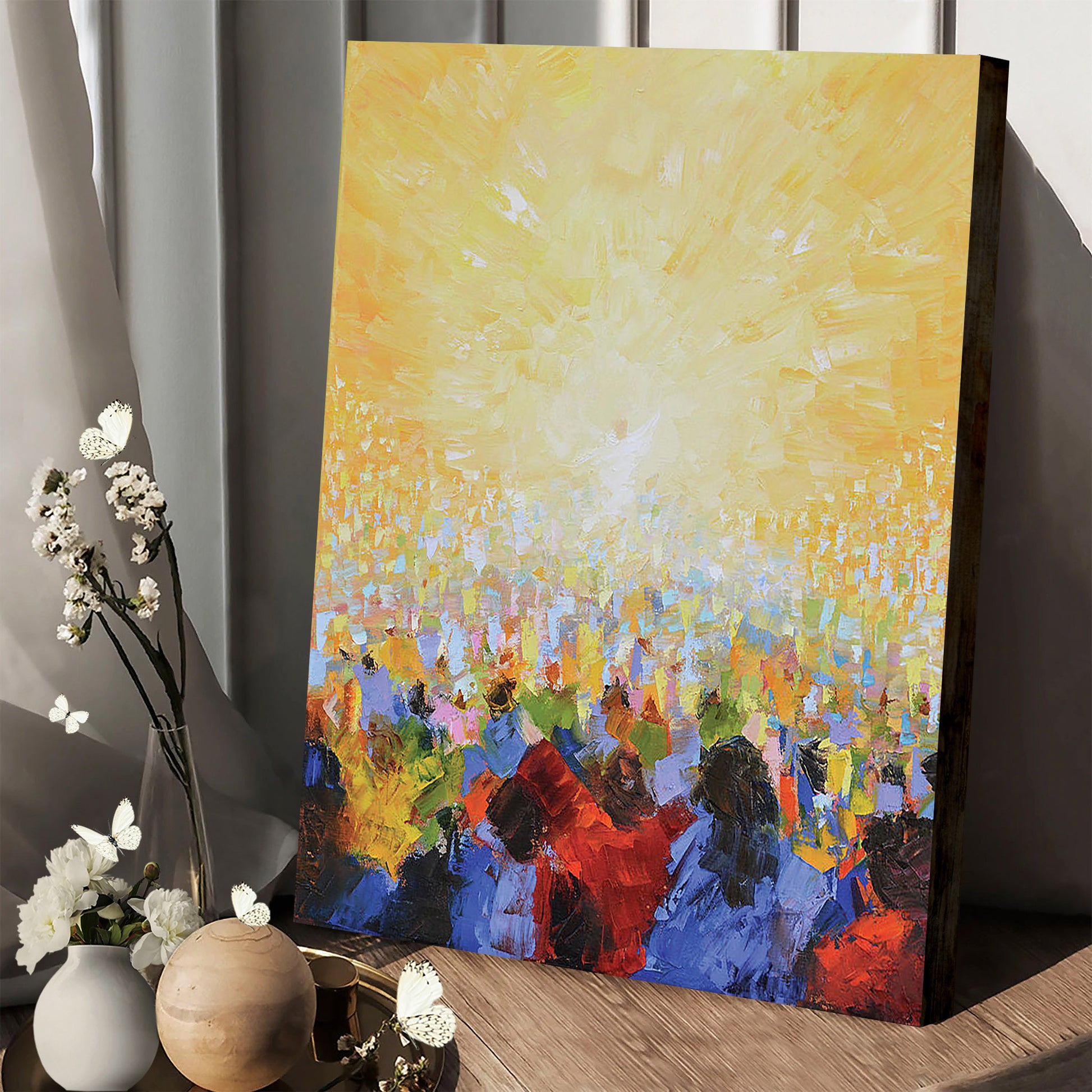 Hallelujah Easter Canvas Wall Art - Easter Canvas Pictures - Christian Canvas Wall Decor
