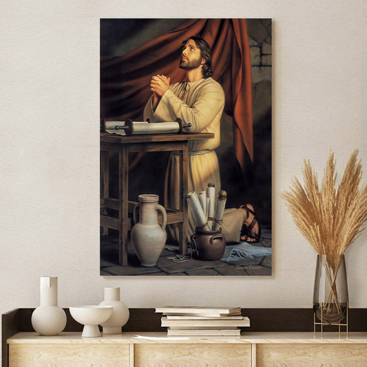 Hallowed Be Thy Name Canvas Picture - Jesus Christ Canvas Art - Christian Wall Canvas
