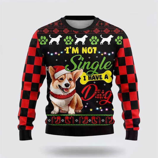 Happy Corgi Dog Ugly Christmas Sweater For Men And Women, Gift For Christmas, Best Winter Christmas Outfit