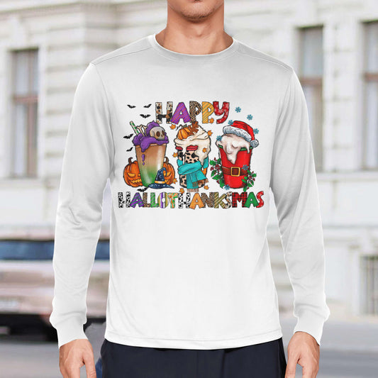 Happy Hallothanksmas, Halloween, Thanksgiving, Christmas T-Shirt, Jesus Sweatshirt Hoodie