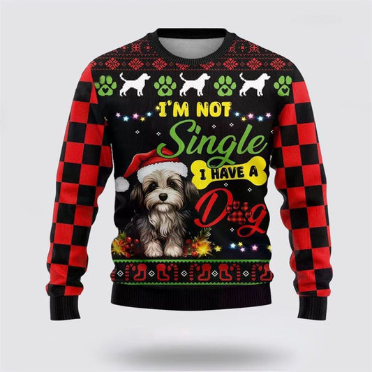 Happy Havanese Dog Ugly Christmas Sweater For Men And Women, Gift For Christmas, Best Winter Christmas Outfit