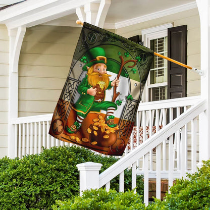 Happy Saint Patrick's Day Irish House Flag - St Patrick's Day Garden Flag - St. Patrick's Day Decorations