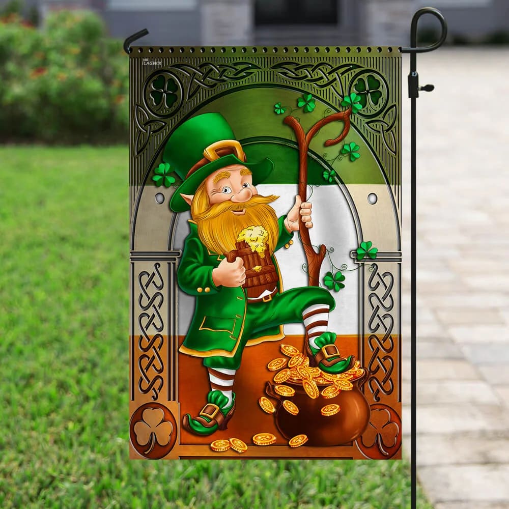 Happy Saint Patrick's Day Irish House Flag - St Patrick's Day Garden Flag - St. Patrick's Day Decorations