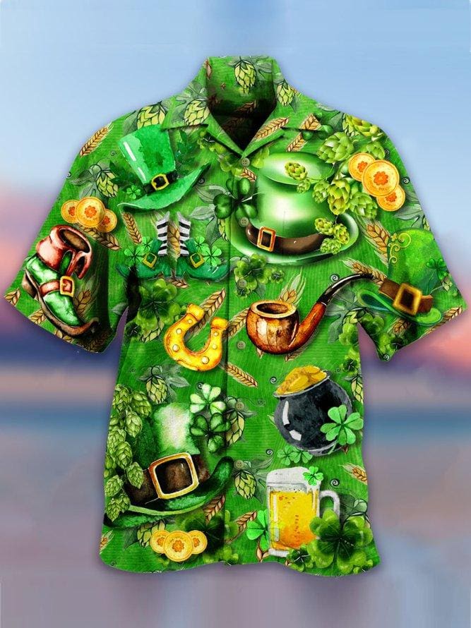 Happy St.Patrick's Day Hawaiian Shirts For Men & For Women - St Patrick's Day Gifts