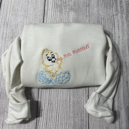 Hatched Chick Women's Embroidered Sweatshirts