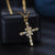Shiny Silver Plated Cubic Zirconia Cross Necklaces for Christian Women 1