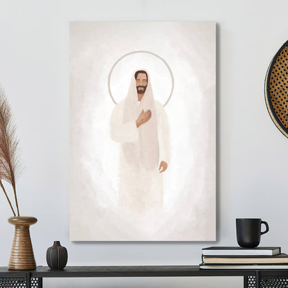 He Knows Canvas - Jesus Canvas Painting - Christian Wall Art - Religious Canvas Painting - Christian Canvas Wall Art - Christian Gift - Ciaocustom