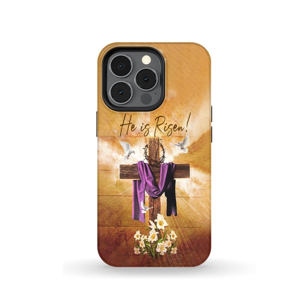 He Is Risen Christian Phone Case - Christian Easter Gifts - Bible Verse Phone Cases Samsung