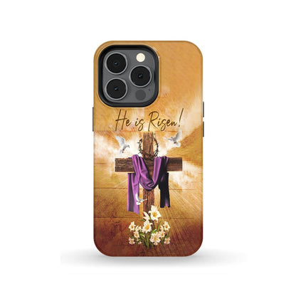 He Is Risen Christian Phone Case - Christian Easter Gifts - Bible Verse Phone Cases Samsung