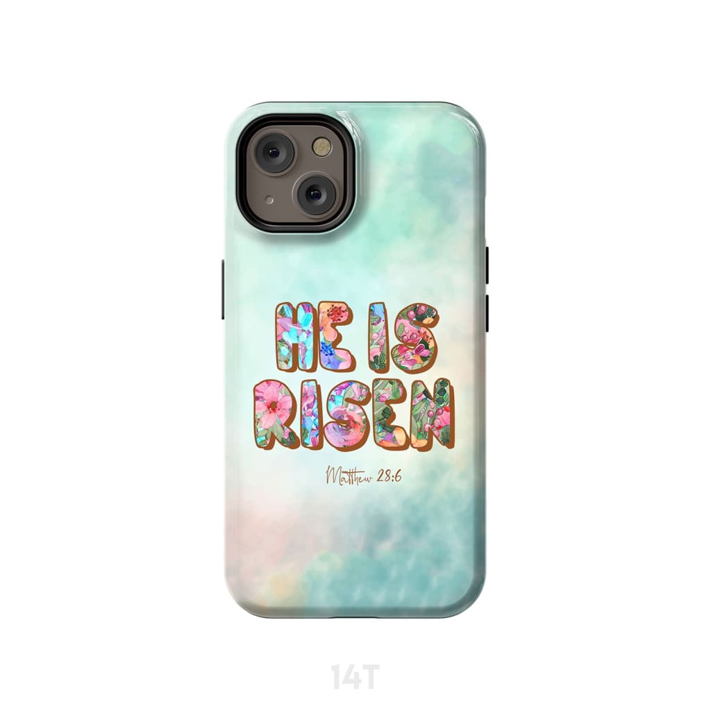 He Is Risen Matthew 286 Phone Case - Bible Verse Phone Cases Samsung