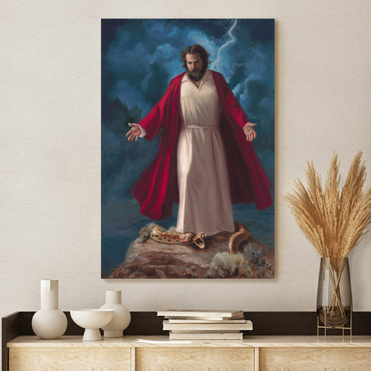 He Shall Reign Canvas Picture - Jesus Christ Canvas Art - Christian Wall Canvas