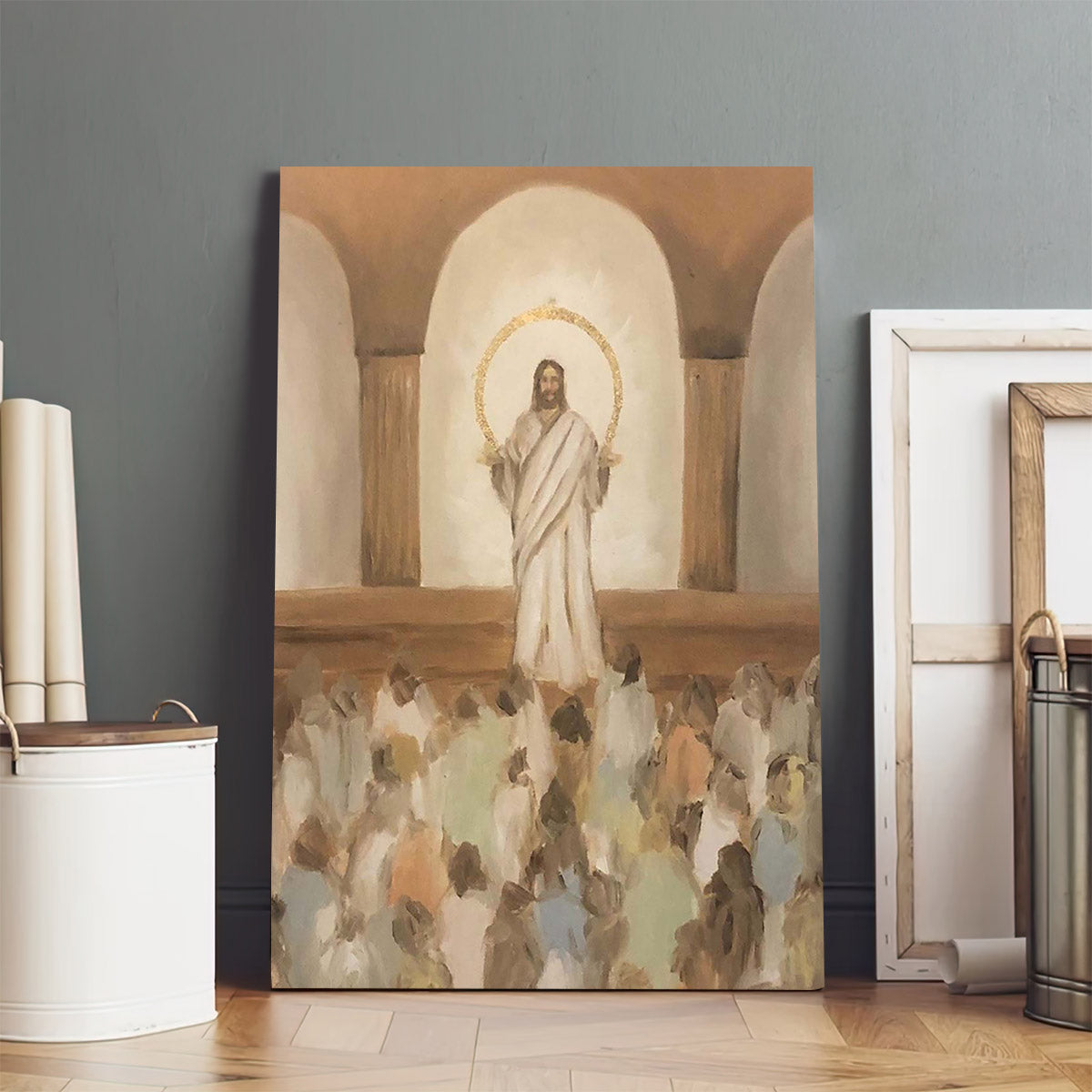 He Taught The Truths Of Eternity Canvas Wall Art - Jesus Picture - Jesus Portrait Canvas