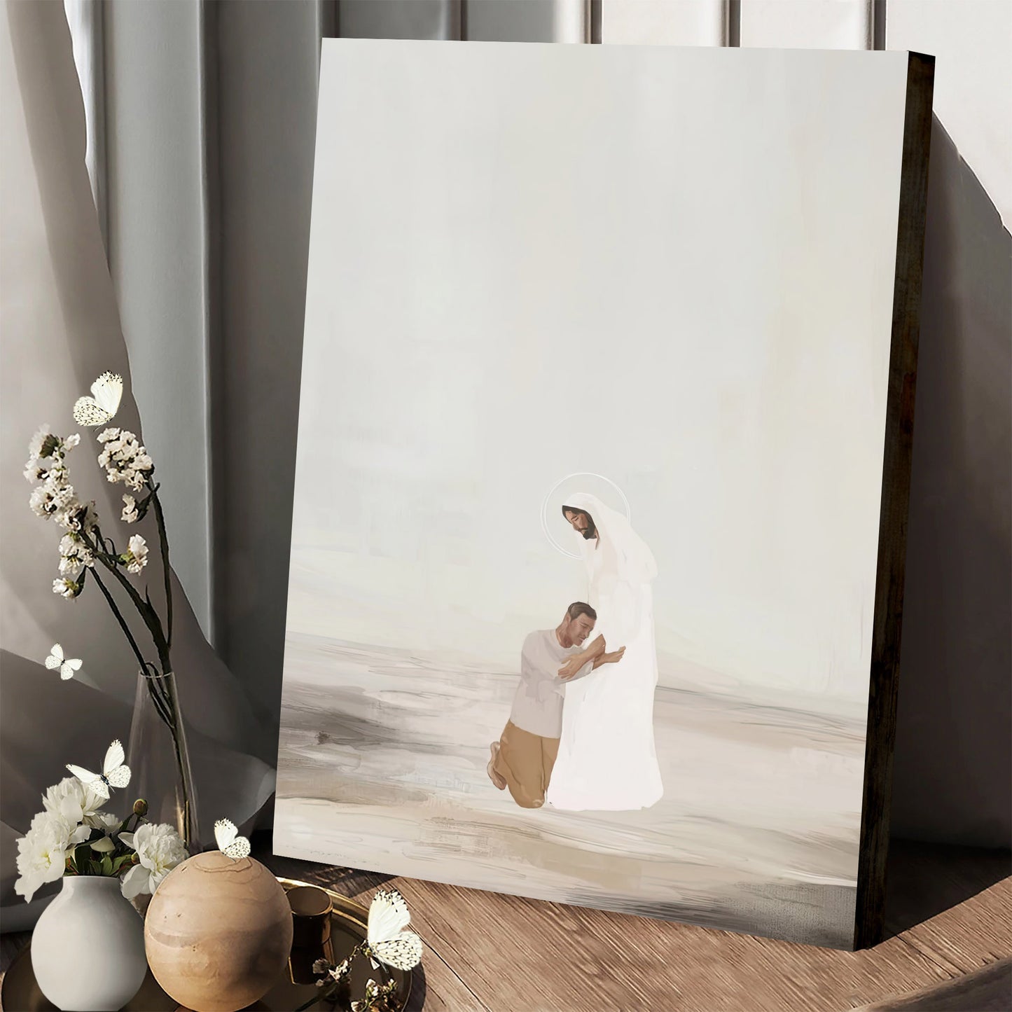 He Who Strengthens Me Wall Art Canvas - Christian Wall Posters - Ciaocustom