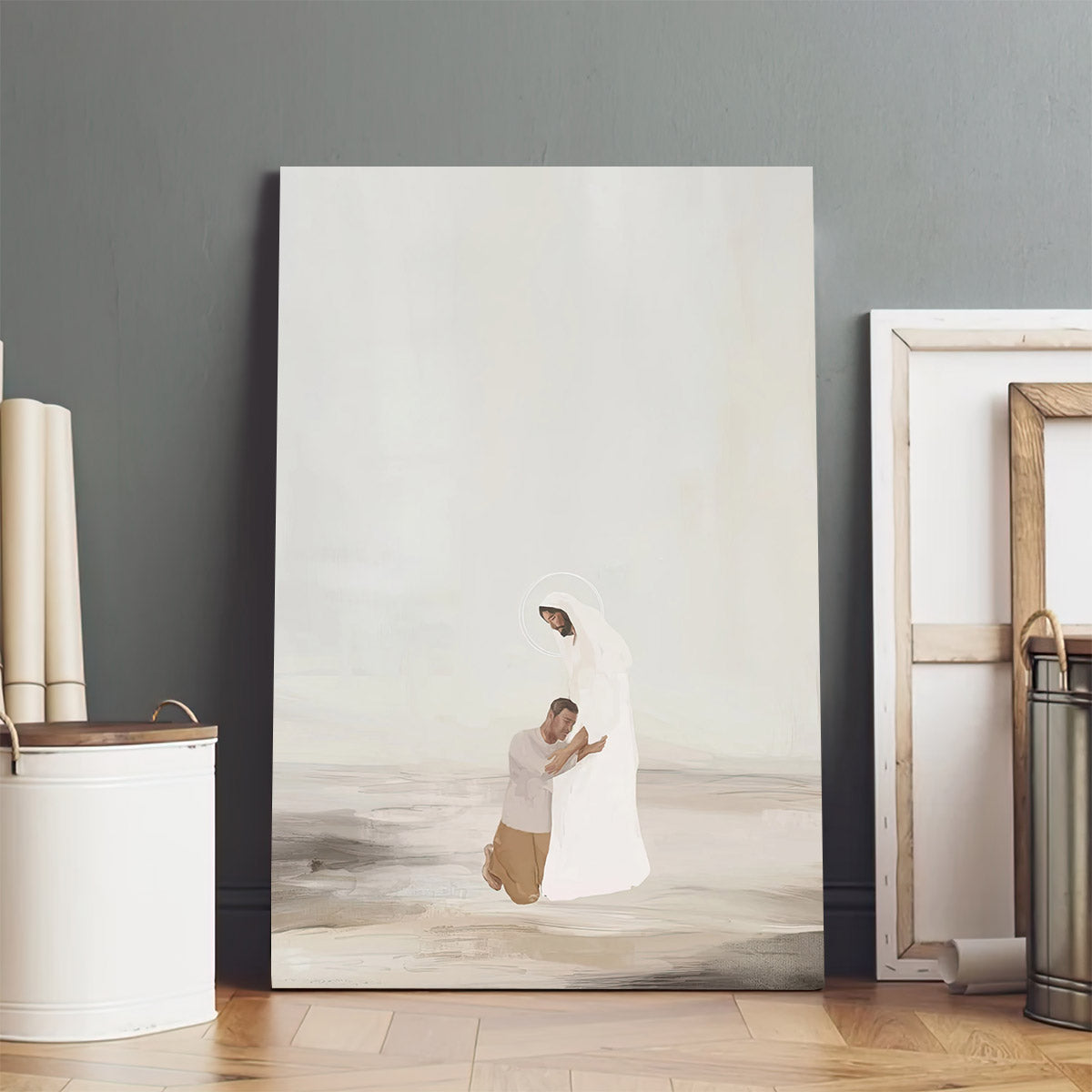 He Who Strengthens Me Wall Art Canvas - Christian Wall Posters - Ciaocustom