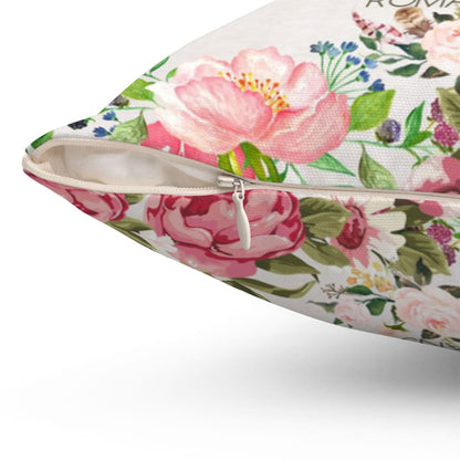 He Works All Things For The Good Romans 828 Bible Verse Pillow