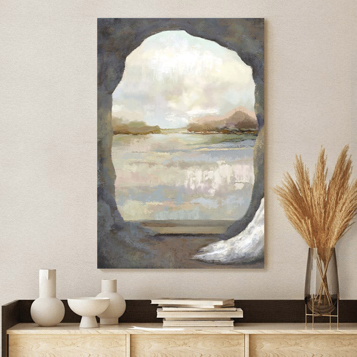 He is Not Here, For He is Risen Wall Canvas - Just As He Said Easter Painting Art