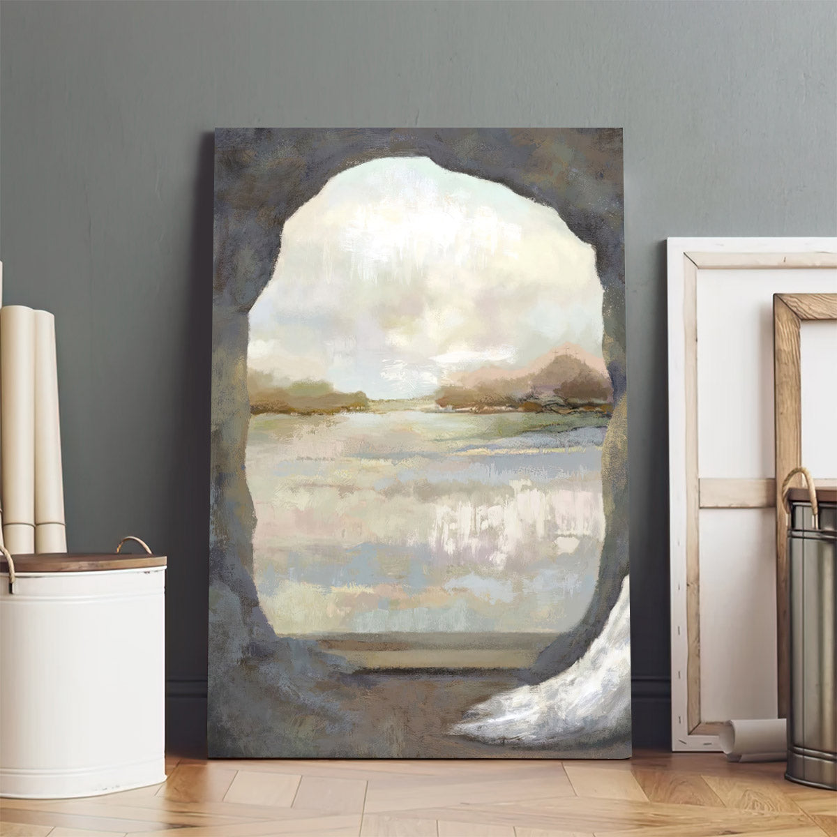 He is Not Here, For He is Risen Wall Canvas - Just As He Said Easter Painting Art