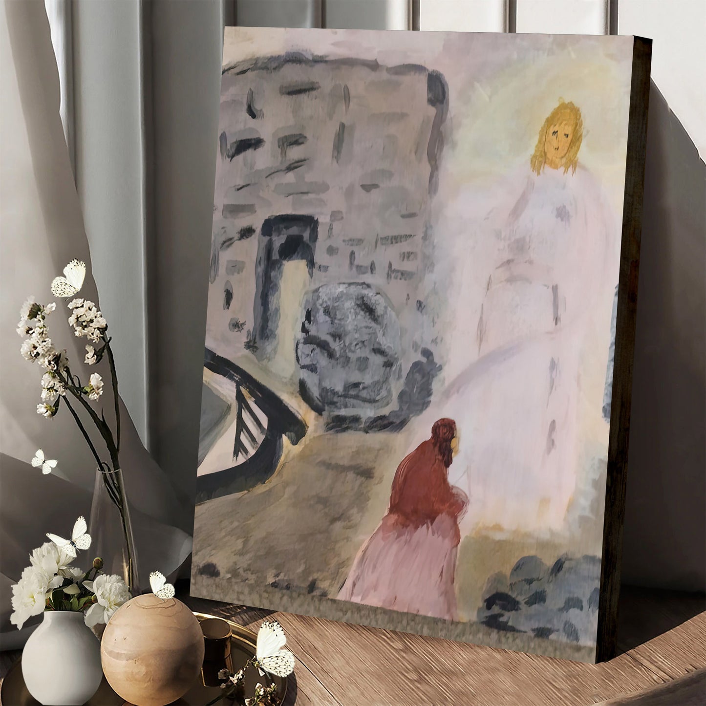 He is Risen Painting Canvas Wall Art - Easter Canvas Pictures - Christian Canvas Wall Decor