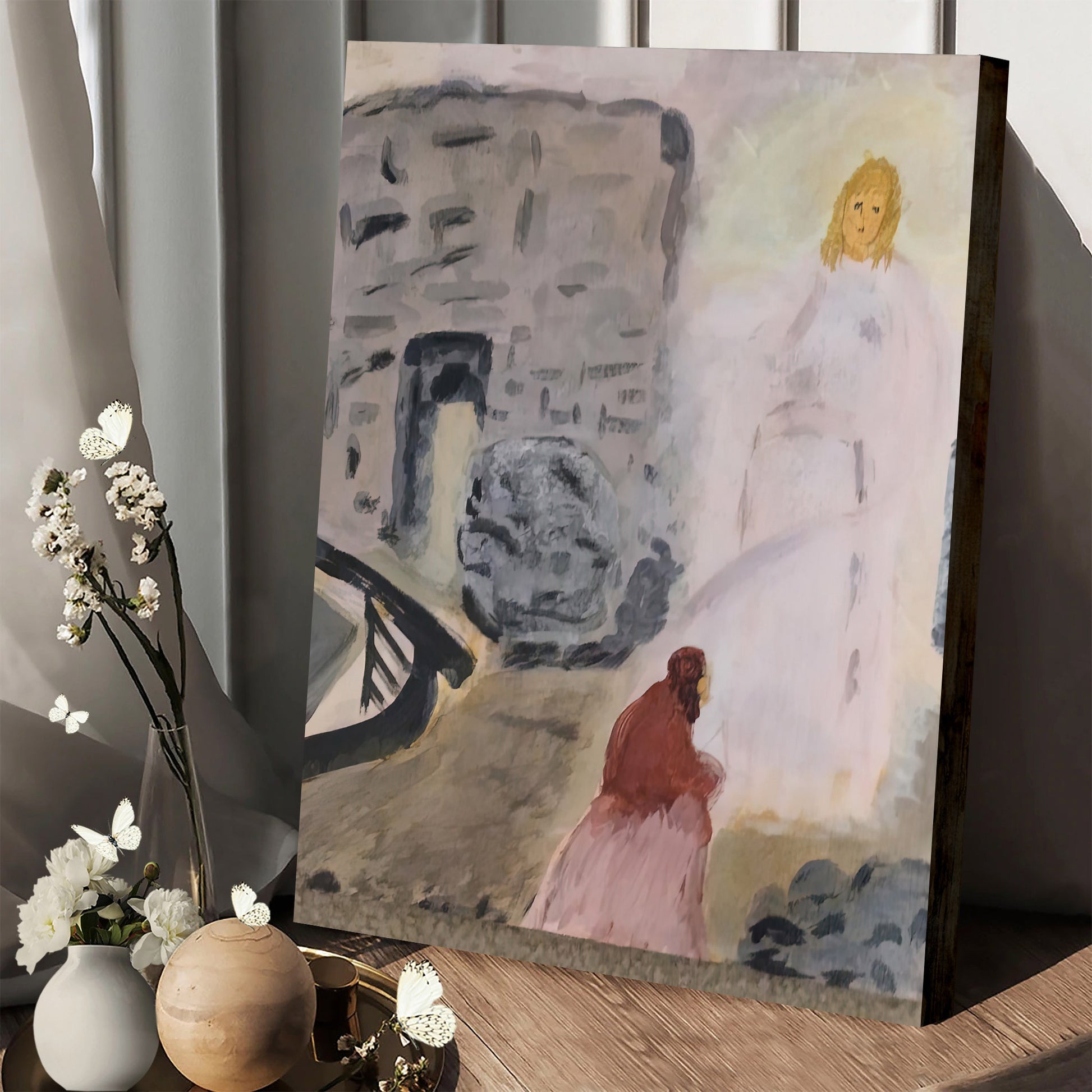 He is Risen Painting Canvas Wall Art - Easter Canvas Pictures - Christian Canvas Wall Decor