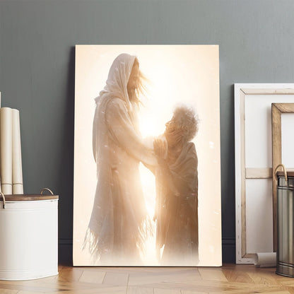 Healer Canvas Picture - Jesus Canvas Wall Art - Christian Wall Art