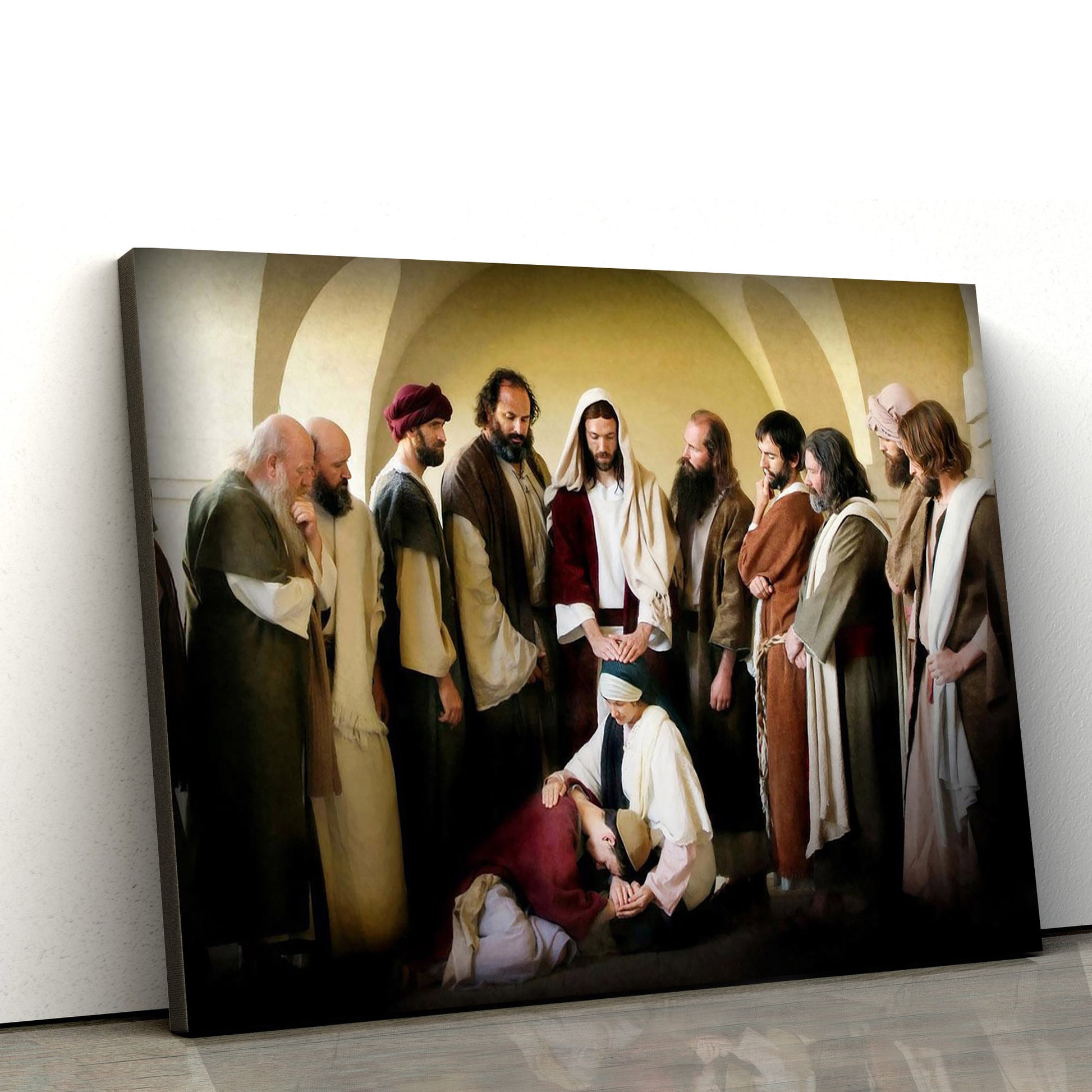 Healing Every Sickness Canvas Wall Art - Jesus Picture - Christian Wall Decor