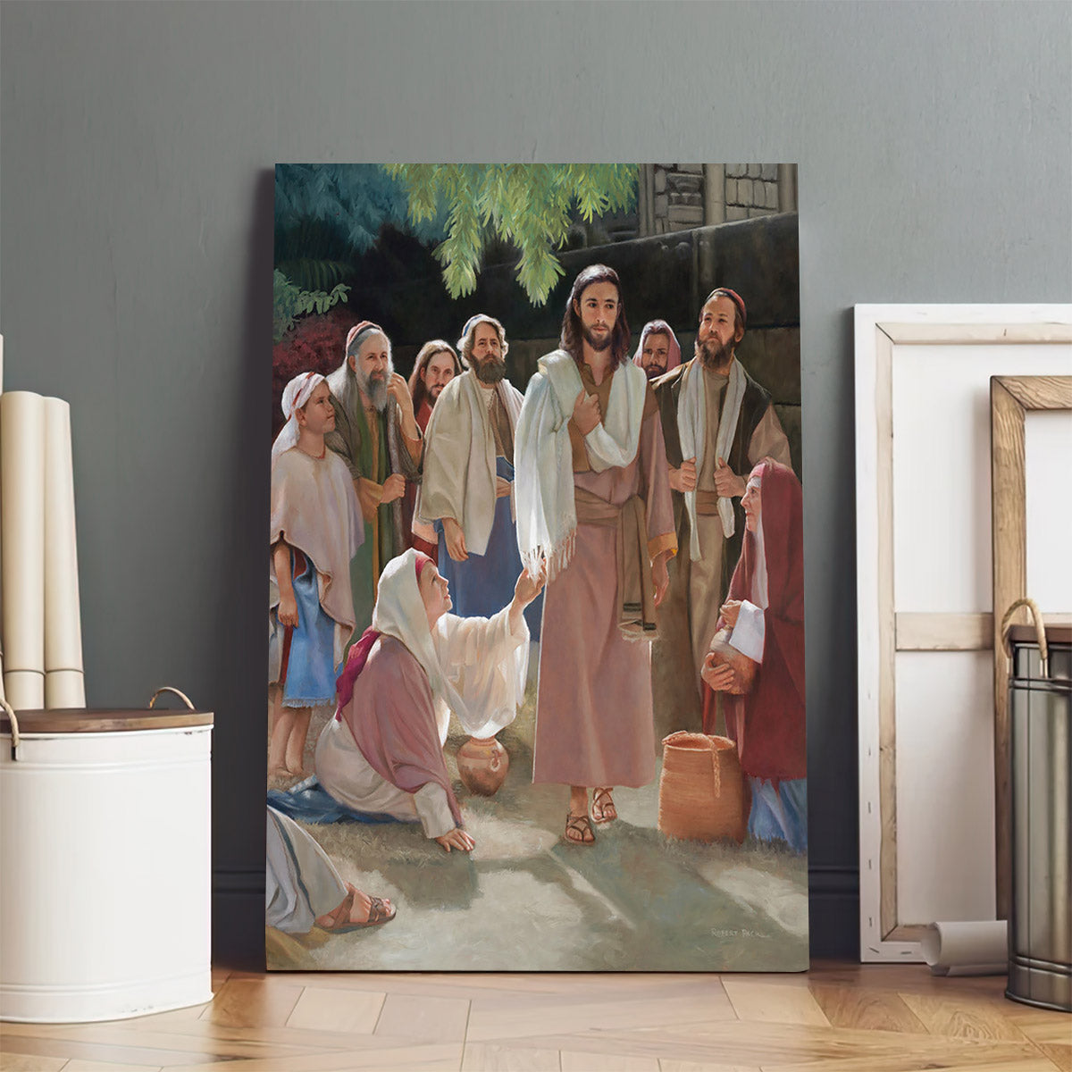 Healing In His Wings Canvas Wall Art - Jesus Canvas Pictures - Christian Canvas Wall Art