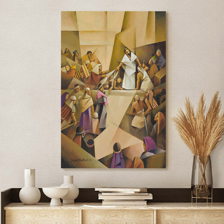 Healing The Sick In The Americas Canvas Pictures - Jesus Christ Canvas Art - Christian Wall Art