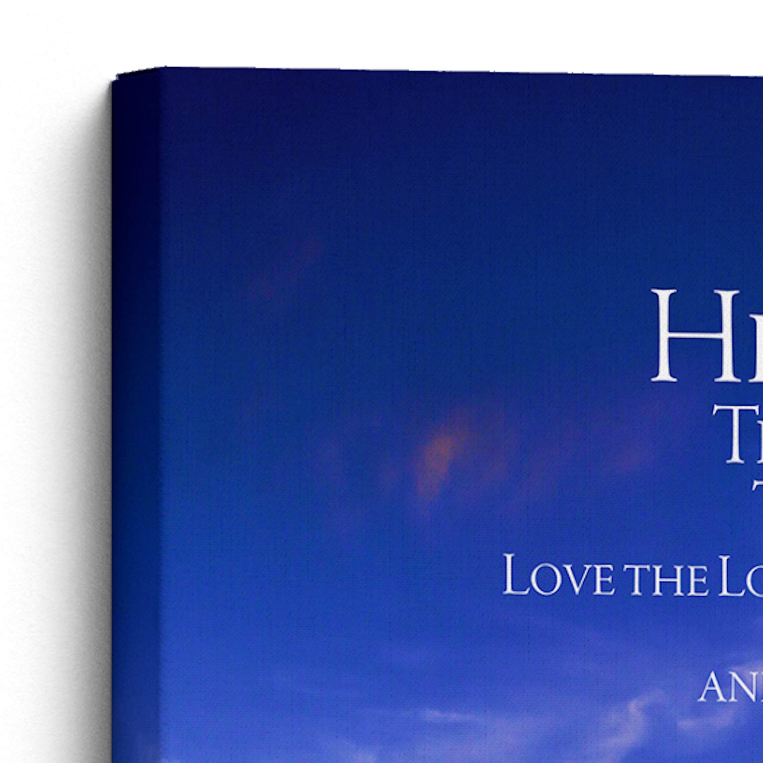 Hear, O Israel The Greatest Commandment Over The City Of Jerusalem Canvas Wall Art - Gallery Wrapped Canvas Art