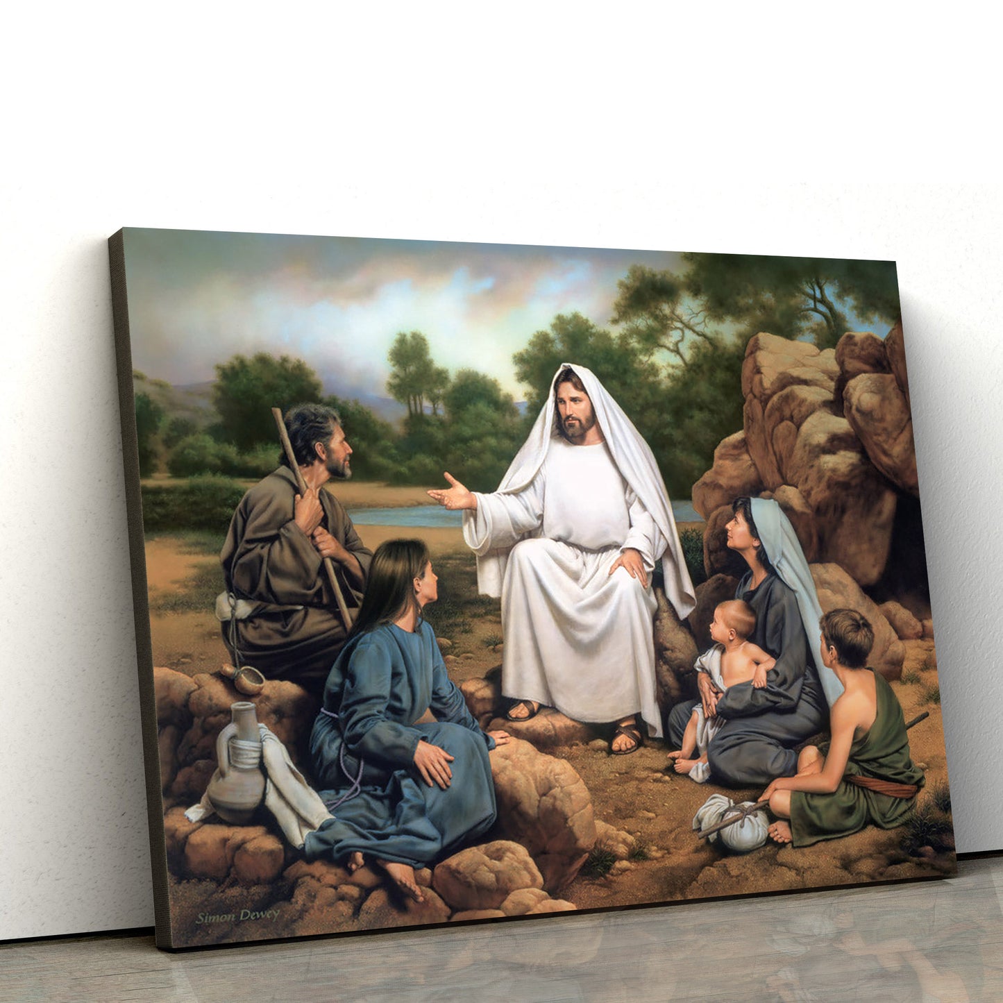 Hear Ye Him  Canvas Picture - Jesus Christ Canvas Art - Christian Wall Art
