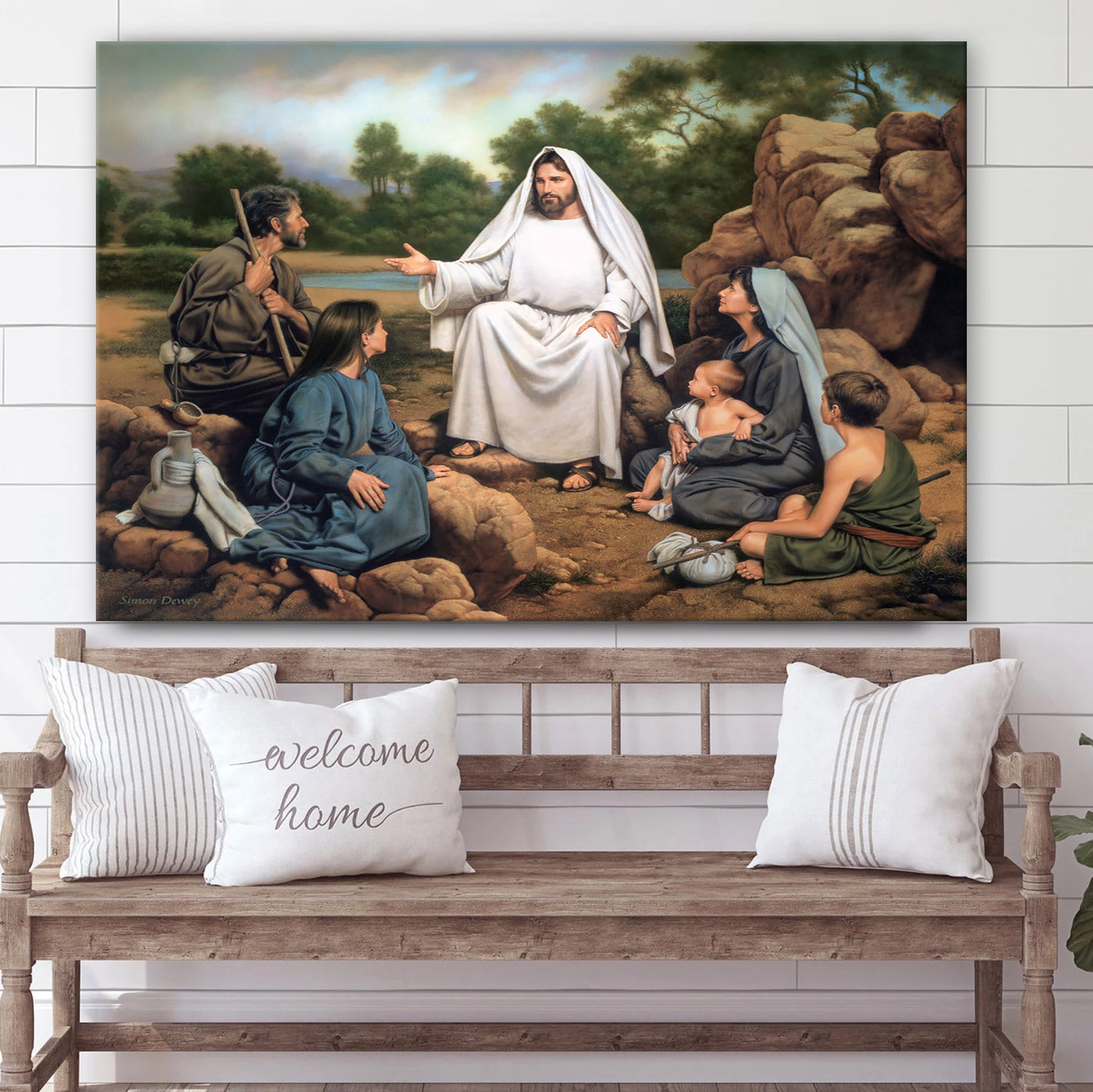 Hear Ye Him  Canvas Picture - Jesus Christ Canvas Art - Christian Wall Art