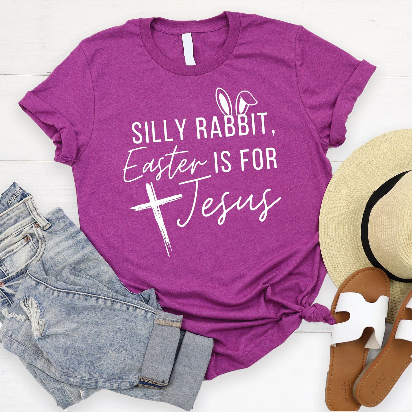 Silly Rabbit T Shirts For Women - Women's Christian T Shirts - Women's Religious Shirts