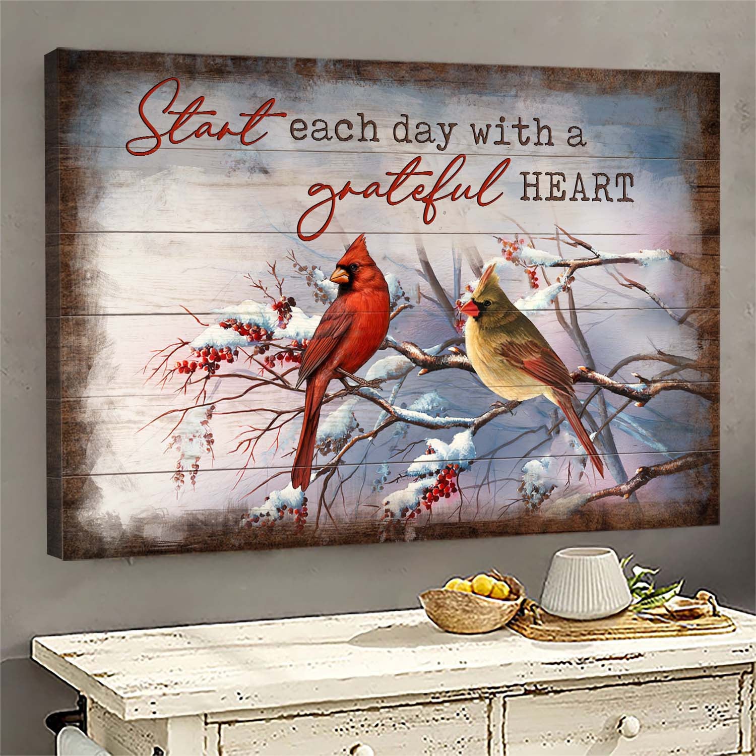 Heaven - Start Each Day Again With A Grateful Heart Landscape Canvas Prints - Canvas Decor Ideas