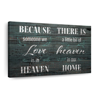 Heaven In Our Home Canvas Wall Art - Christian Canvas Wall Art - Religious Wall Art Canvas