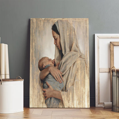 Heaven's Gift Canvas Wall Art - Gift For Mom - Christian Gift