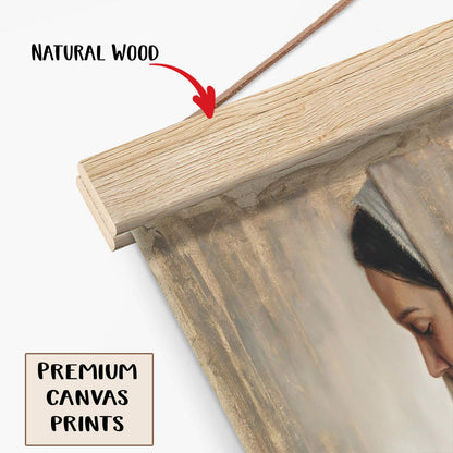 Heaven's Gift Hanging Canvas Wall Art - Gift For Mom - Christian Gift - Religious Canvas