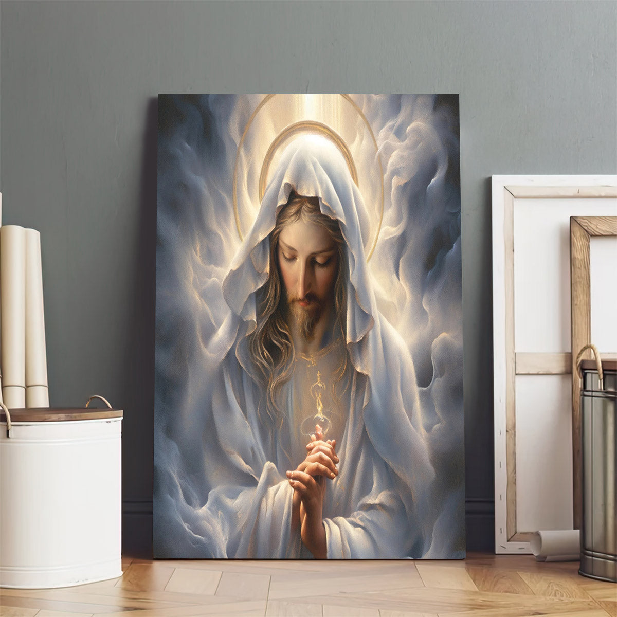 Heavenly Of Saint John Perfect For Home Decor 1 - Canvas Pictures - Jesus Canvas Art - Christian Wall Art