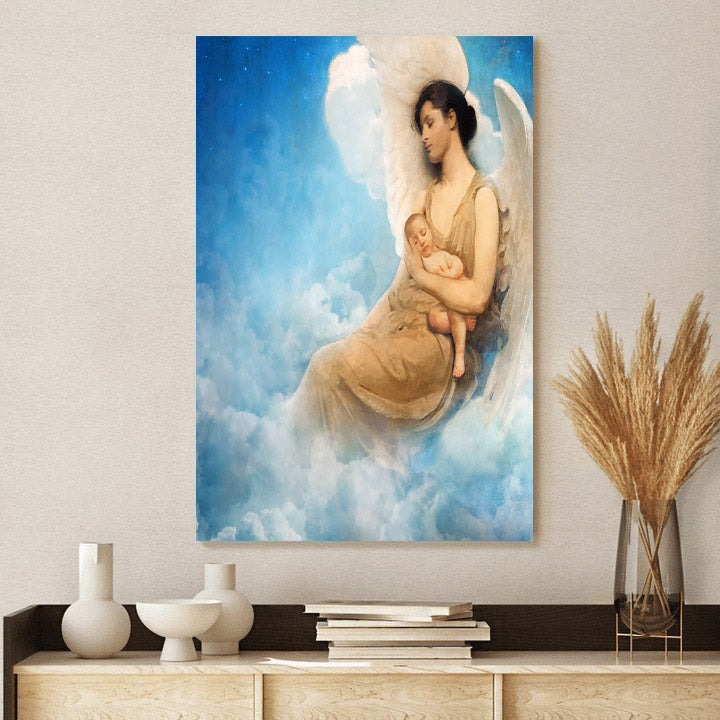Heavenly Peace After Abbot Handerson Thayer - Canvas Pictures - Jesus Canvas Art - Christian Wall Art