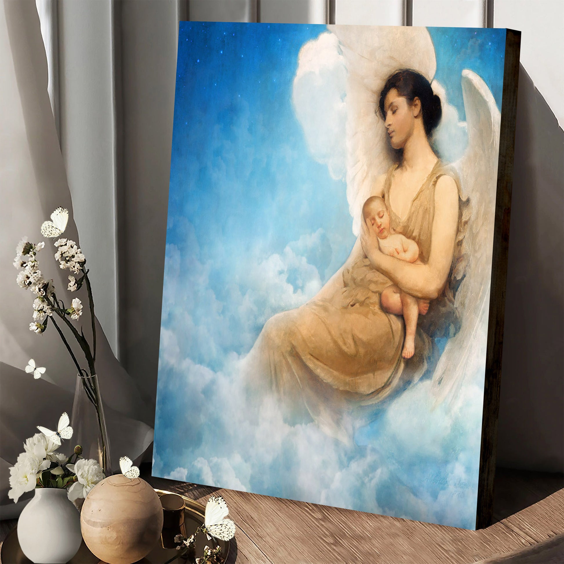 Heavenly Peace After Abbot Handerson Thayer - Canvas Pictures - Jesus Canvas Art - Christian Wall Art