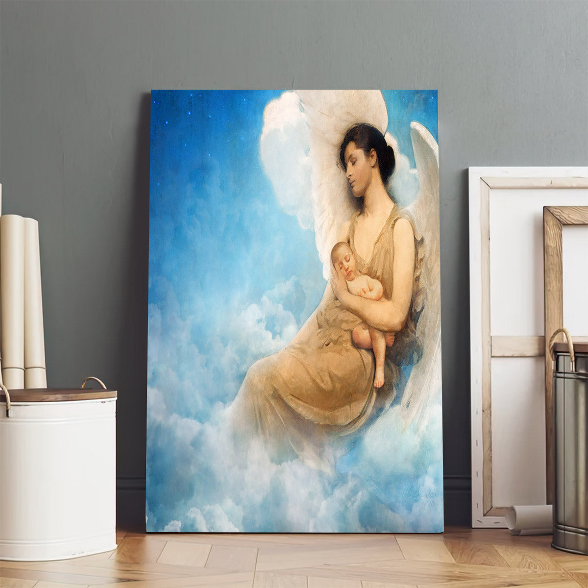 Heavenly Peace After Abbot Handerson Thayer - Canvas Pictures - Jesus Canvas Art - Christian Wall Art