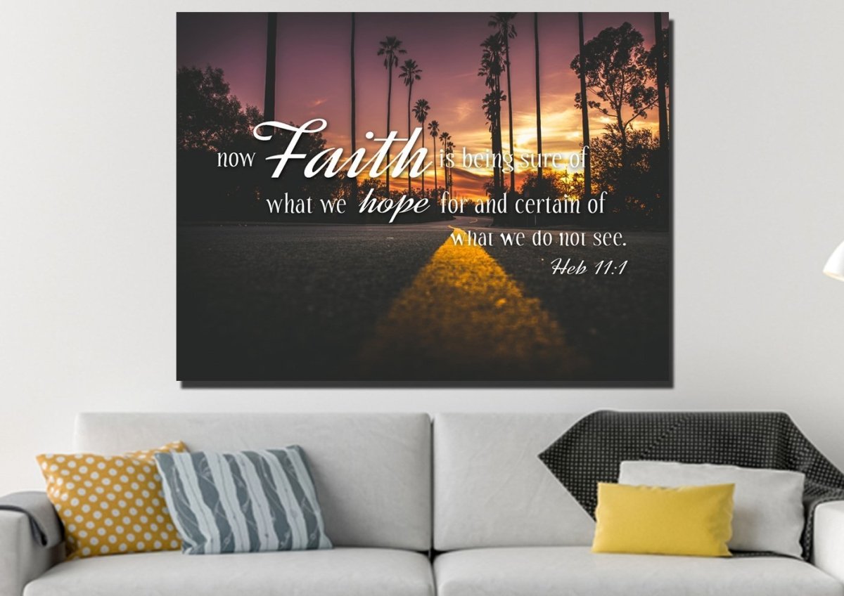 Hebrew 111 Canvas Wall Art Print - Christian Canvas Wall Art