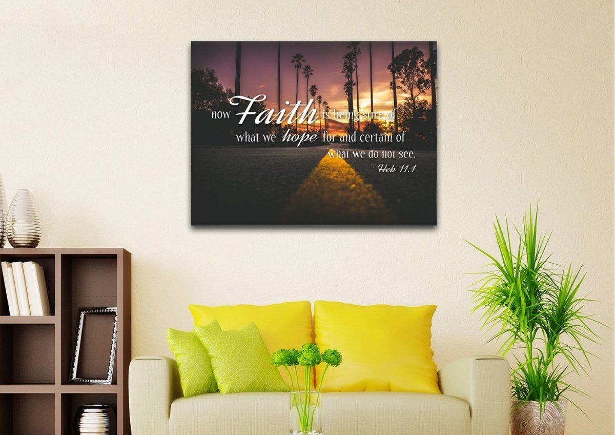 Hebrew 111 Canvas Wall Art Print - Christian Canvas Wall Art
