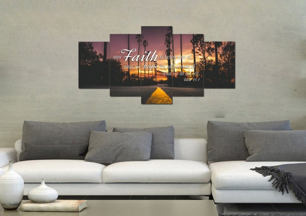 Hebrew 111 Canvas Wall Art Print - Christian Canvas Wall Art