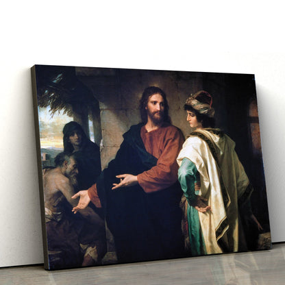 Heinrich Hoffmann Christ - Jesus Canvas Wall Art - Christian Wall Art